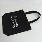 Wholesale Handbag Wholesale Low Price Custom Letter Solid Color Shopping Handbag Fashion Canvas Tote Bag
