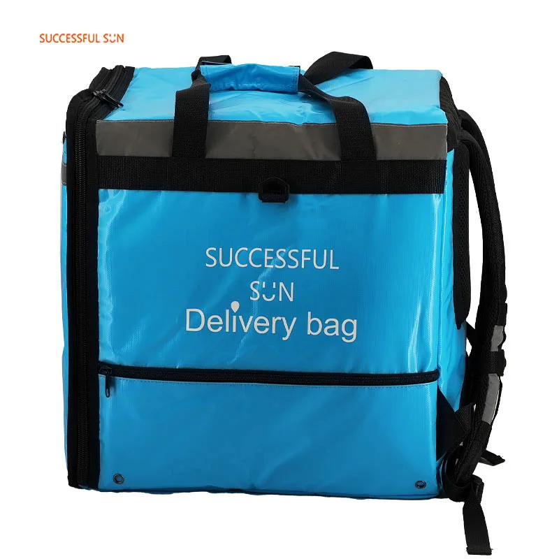product customized insulated pizza delivery bag waterproof thermal backpack food insulated thermal box pizza delivery motorcycles-3