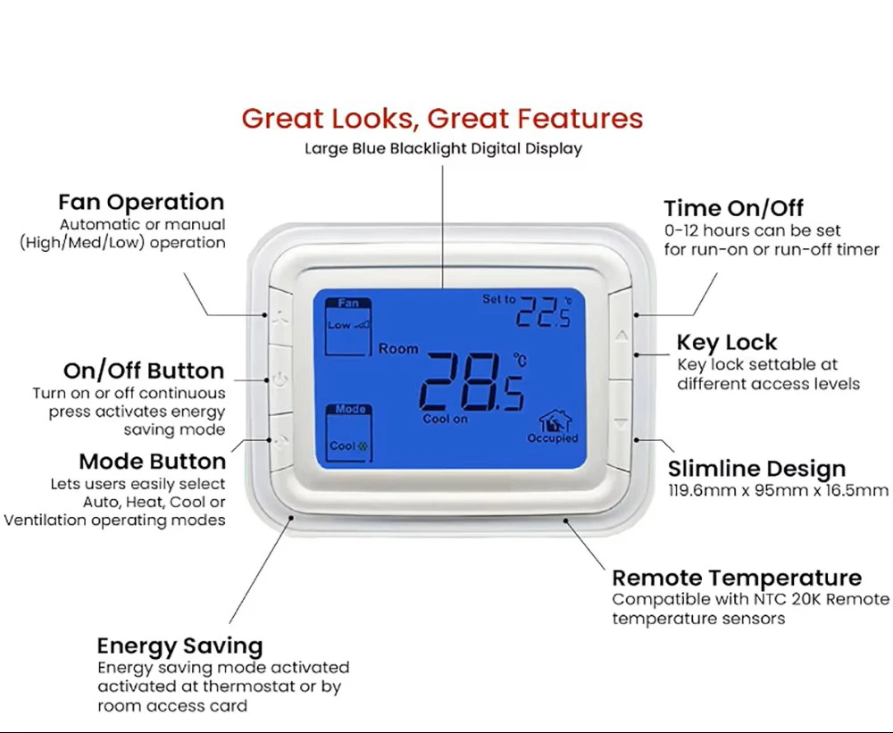 Room Cooling Temperature Controller, T6861 - detail 10