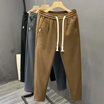 Spring and Autumn Men's New Fashionable Drape Casual Pants Comfortable and Versatile Straight Pants Men's Large Size Loose Pants
