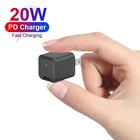 Phone Charger Phone Charger VINA 20W Mini PD 3.0 Portable USB-C Universal Mobile Phone Fast Adapter Charger