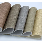 Leather White Abrasion Resistant Faux Leather Fabrics White PVC Material Synthetic Leather In Stock For Car Upholstery