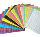 3d Wall Washable Self Adhesive Waterproof Brick Design 3D Wall Sticker For Bedroom