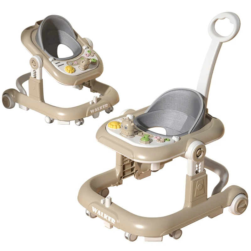 Andaderas Para Bebes Folding Baby Walker Sit-To-Stand Learning Walker Kids Baby Push Walker 4 In 1 With Wheels And Seat