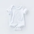 Summer Baby Boy Clothes Customs Infant Sublimation Baby Onesie Blank Baby Clothes