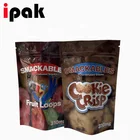Edible Zipper Bag Food Grade Candy Zipper Pouch For Gummies Cookies Weed Edible Mylar Bags