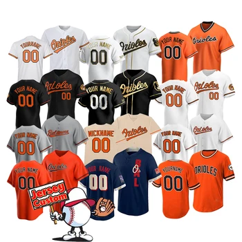 2022 New Men's Baltimore Orioles 00 Custom 16 Trey Mancini 8 Cal Ripken Jr. 19 Chris Davis Stitched S-5xl Baseball Jersey
