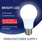 Led Bulb Led Led Bulb 7w High Quality 3W 5W 7W 12W 18W E27 Led Bulb Light Warm White Cool White Lighting Led Bulb