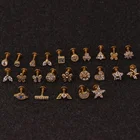 Steel Piercing Creative Stainless Steel Nose Nail Zircon Flower Fashion Piercing Jewelry