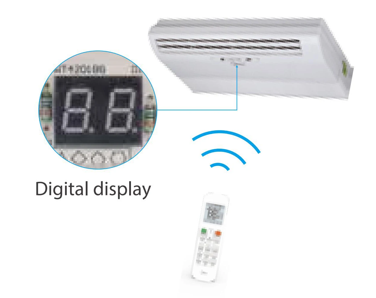 Split Air Conditioners, 7.1kw, 24.2kbtu, Ceiling, R410A - detail 22