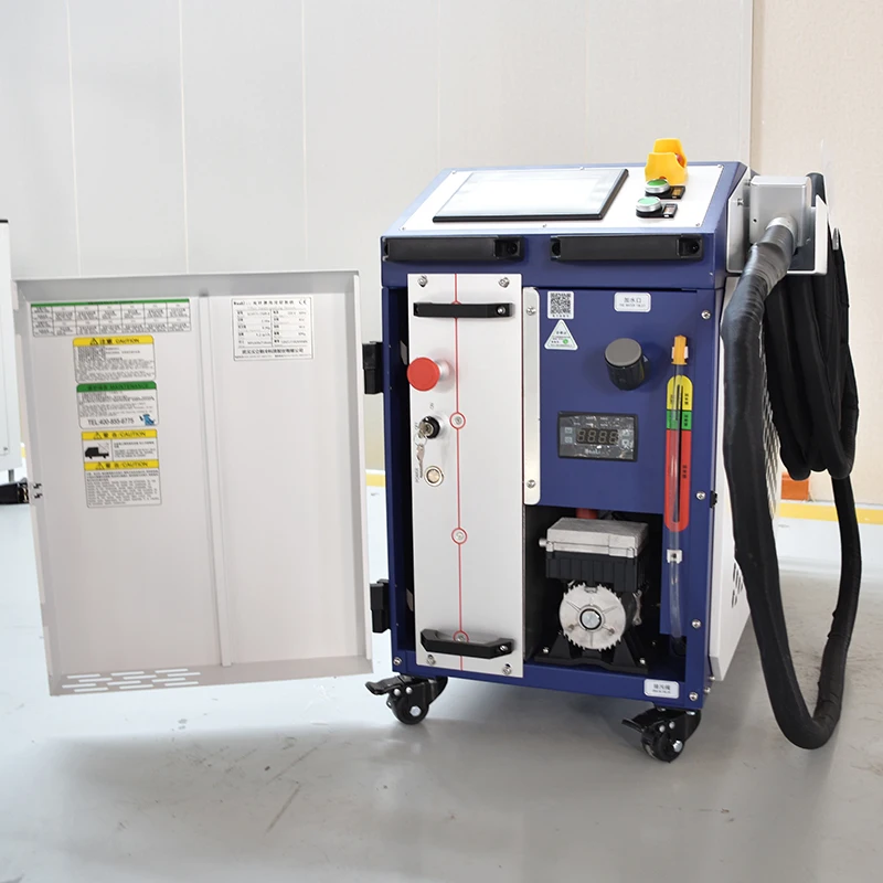 1500w Pulse Fiber Laser Cleaning Classic Car Repair Rust Removal Pipe Portable Laser Cleaning Machine 4 in 1