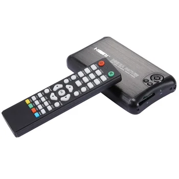 Portable Remote Control 1080P Full HD Media Movie HDD Media Player