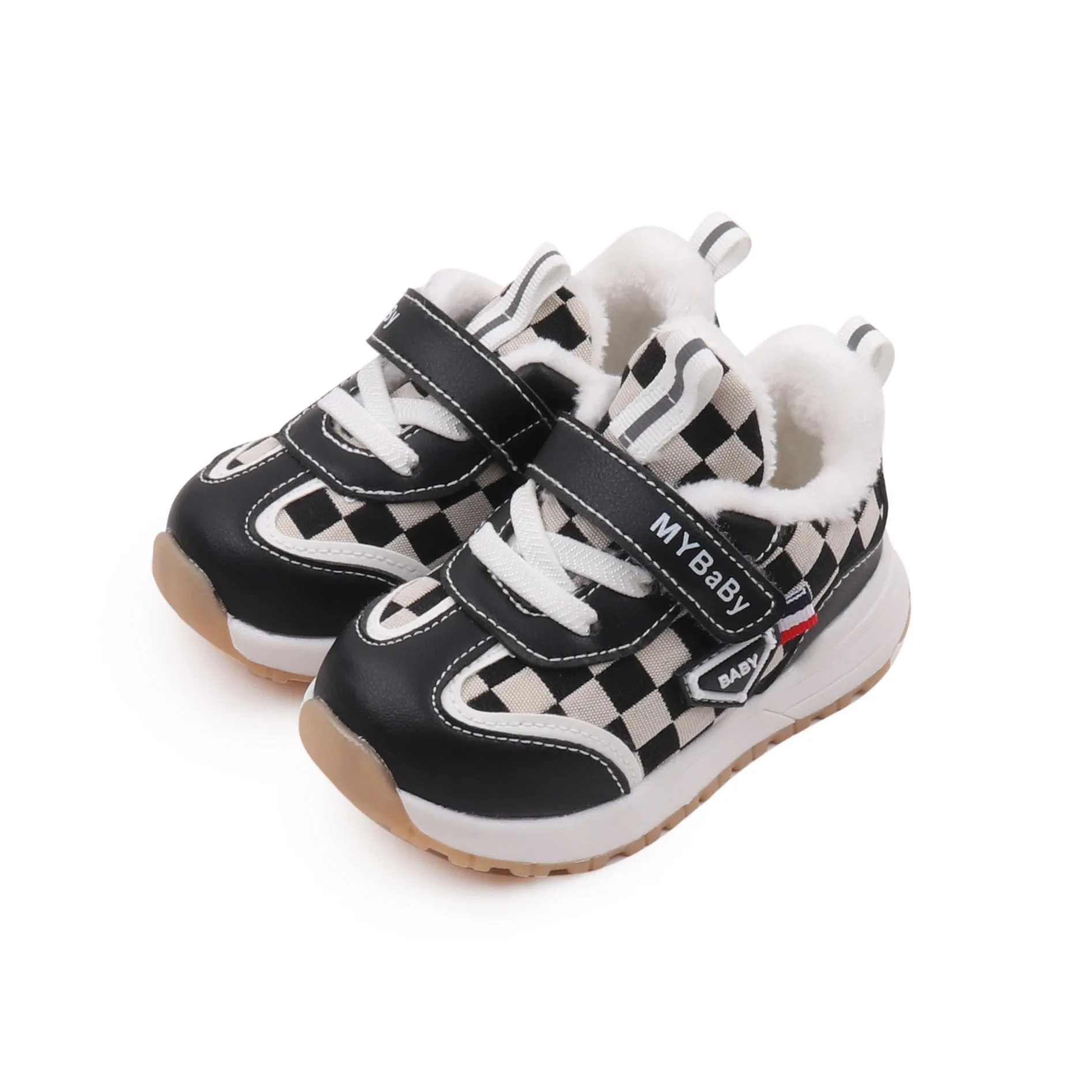 Children's Shoes Autumn and Winter Plus Cashmere Warm Comfortable Casual Fashion Walking Kids Shoes details