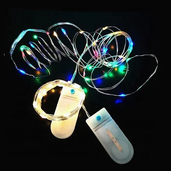 4 Meters Blinking LED Starry String Lights Fairy Copper Wire Powered by 2x CR2032 Batteries for Party Christmas Wedding