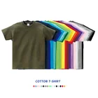 Oem Plain High Quality Low Oem Moq 230 Grams 100% Cotton Custom Blank Plain Unisex T-shirts Plus Size T Shirts