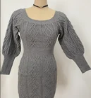 Long Best Selling High Quality Winter Long Women Sweater Dress