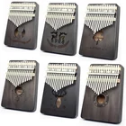 Kalimba 17 Musical Instruments Mahogany Body Wooden 17 Keys Kalimba Thumb Piano Solid Finger Piano For Sale