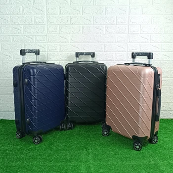 Hot Selling Customized ABS Zipper Type Travel Luggage Bag Unisex Universal Wheel Hard Shell with Spinner Caster Factory Price