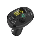 Mp3 Fm SINRI Custom Accept 1 Sample OK QC3.0 Portable Car MP3 Player TypeC FM Transmitter Dual USB Car Charger