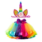 Skirt Girl Unicorn Costume Rainbow Tutu Skirt Girl Unicorn Birthday Dress Unicorn Tutu Dress