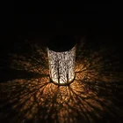 2021 Best Sell Summer Outdoor IP65 Solor Power Sun Set Garden Decoration Metal LED Lantern