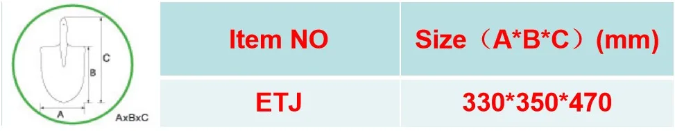 product hot sale farming garden spade carbon steel construction flat pointed shovel head-20