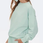 Cotton Sweatshirts Wholesale 100% Cotton Plain Crewneck Sweatshirts Custom Unisex Sweatshirts