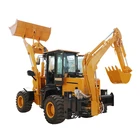 6ton Backhoe Loader Excavators 4 Wheel Drive Backhoe Loader Digger
