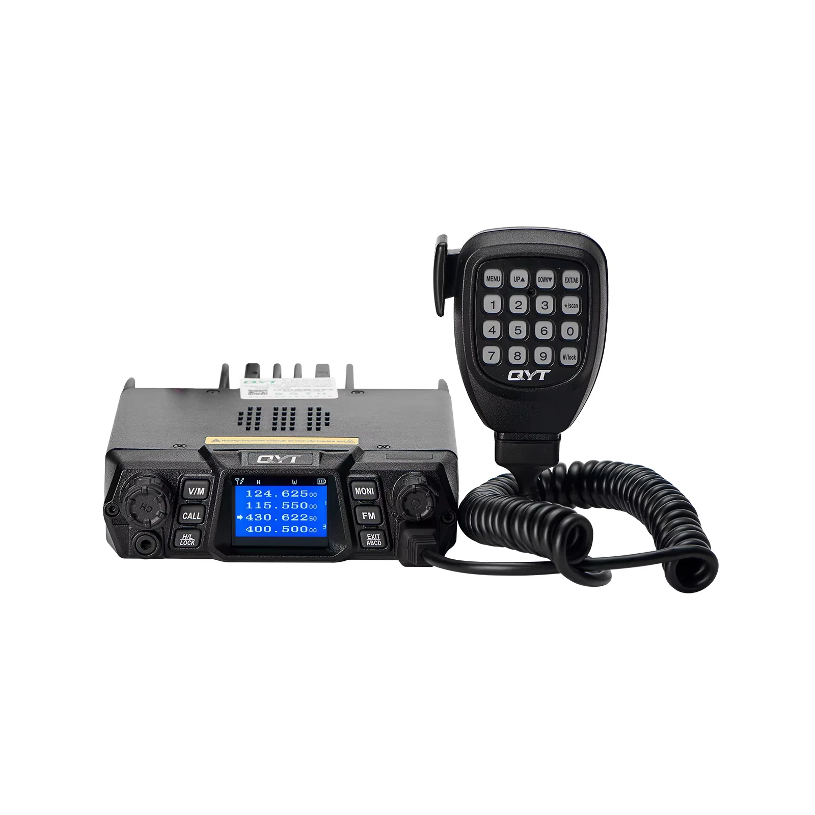 QYT KT-A17 Powerful 30W Aviation Band 118-136MHz and VHF UHF Transmit Receive Ham Mobile Radio