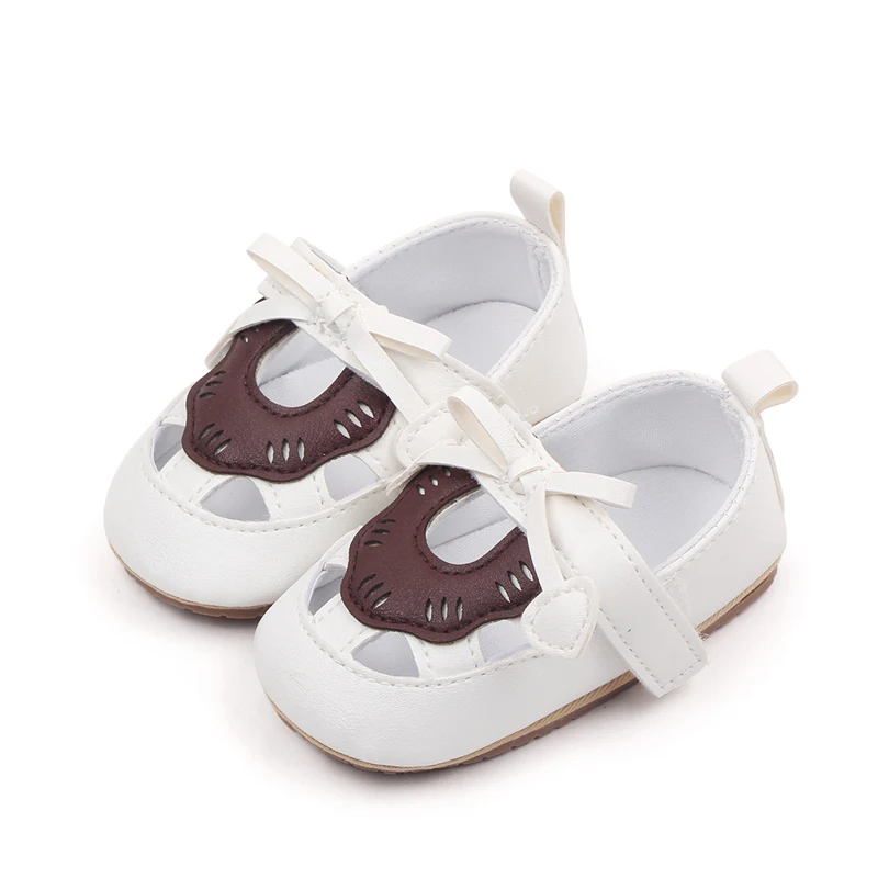 Hollowed-out Bow love Toe Toddler Shoes Summer Baby Shoes Casual Sandals for Girls supplier