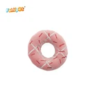 Plush Toy Wholesale Manufacturer Multiple Color Choice Squeaky Donuts Plush Dog Toy