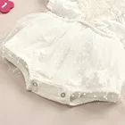 Baby Girl IHJ965 Summer Baby Clothes Girl Romper 2020 Girls' White Lace Princess Rompers