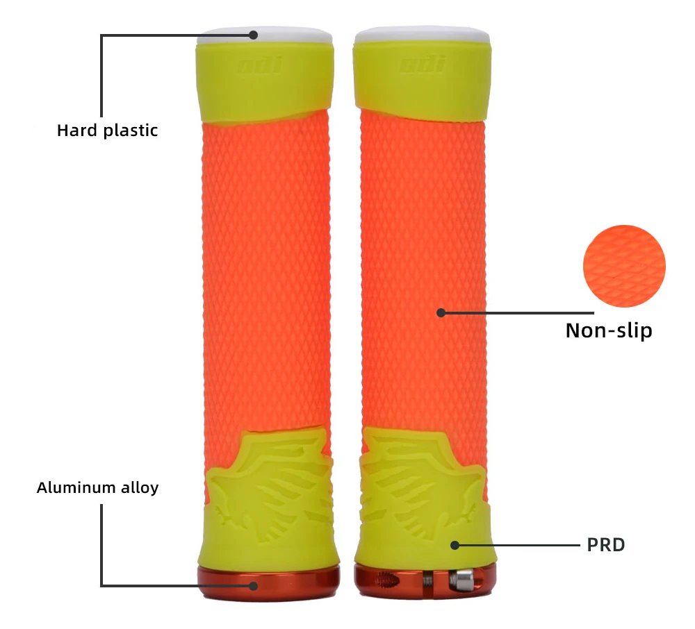 ODI AG2 22.2mm Universal Soft Anti-Skid Bicycle Handlebar Grips MTB and Road Bike Handle Grips for BMX Use