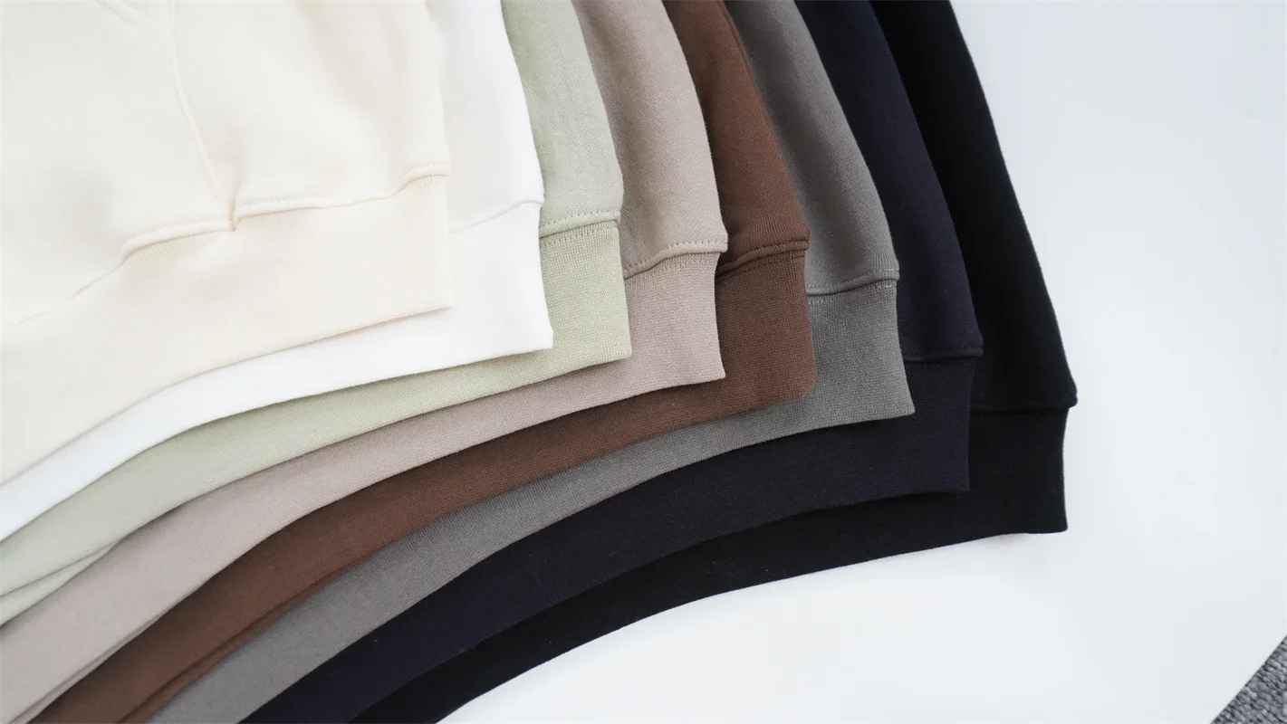 Custom 100 Cotton 380 Gsm Essentials Distressed Embroidered Hoodie