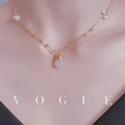 Jade Pendants Ladies Accessories Freshwater Pearl Emerald Jade Necklace Gemstone Pendants Necklace