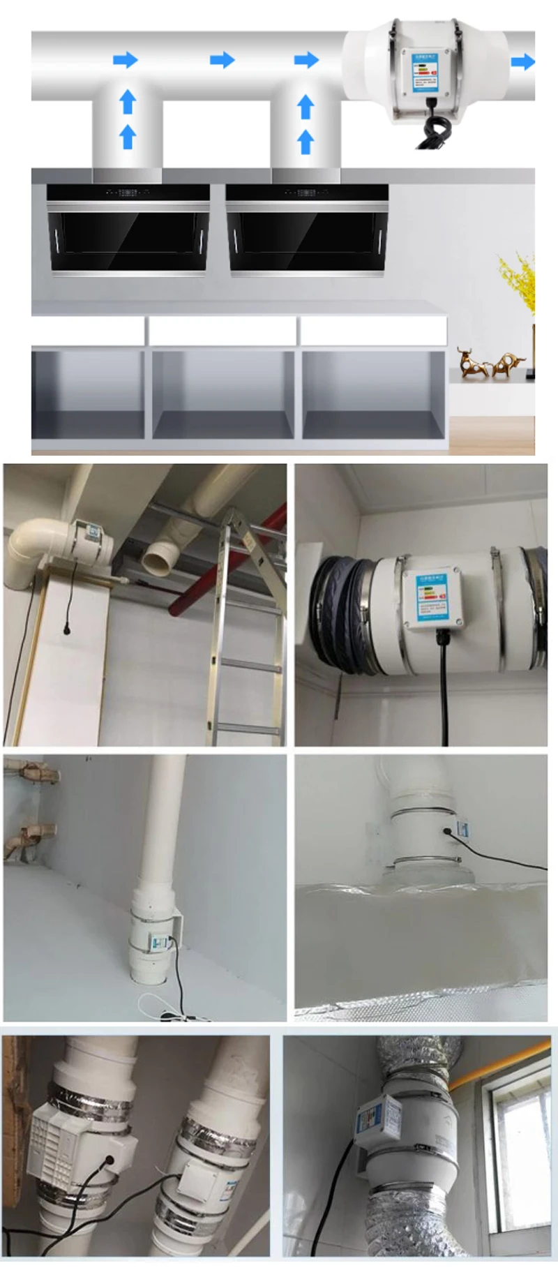 Flow In-line Duct Fan, 4'', 5'', 6'' - detail 6