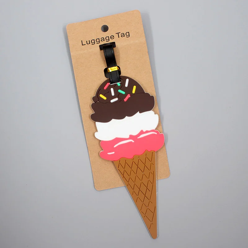 product wholesale promotional gift bulk custom logo cartoon waterproof pvc silicone rubber travel luggage tag-11