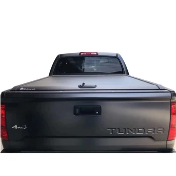 Zolionwil Manual Aluminum Retractable Roller Pickup Truck Cover Bed Tonneau Cover For Tundra