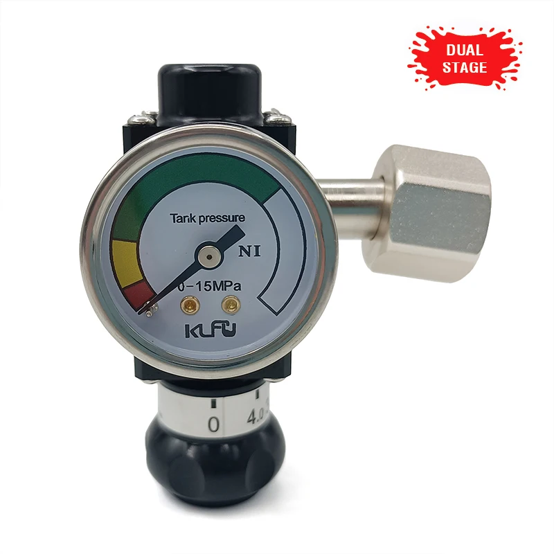 product primary regulator co2 japanese aluminum regulator stable output pressure dual stage mini regulator-0