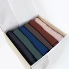 Scarves 2022 New Arrive HOT SALE 6PC/BOX Packing Boxes Custom Logo Muslim Islam Hijab Scarves For Christmas Gift