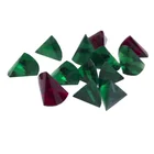 Shape Gemstone Cut Gemstone Guangzhou Factory Fuchsia Synthetic Loose Fancy Shape Cut Gemstone Buyers Axe Cut Cz Gemstone