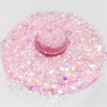 Bulk Shining Pink PET Fine Chunky Glitter For Tumbler Craft Nail Paint Resin Festival Christmas Decoration Glitters
