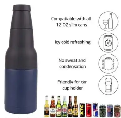 Beer Can Cooler, LOGO, 375ml, Wall, Stainless - detail 24