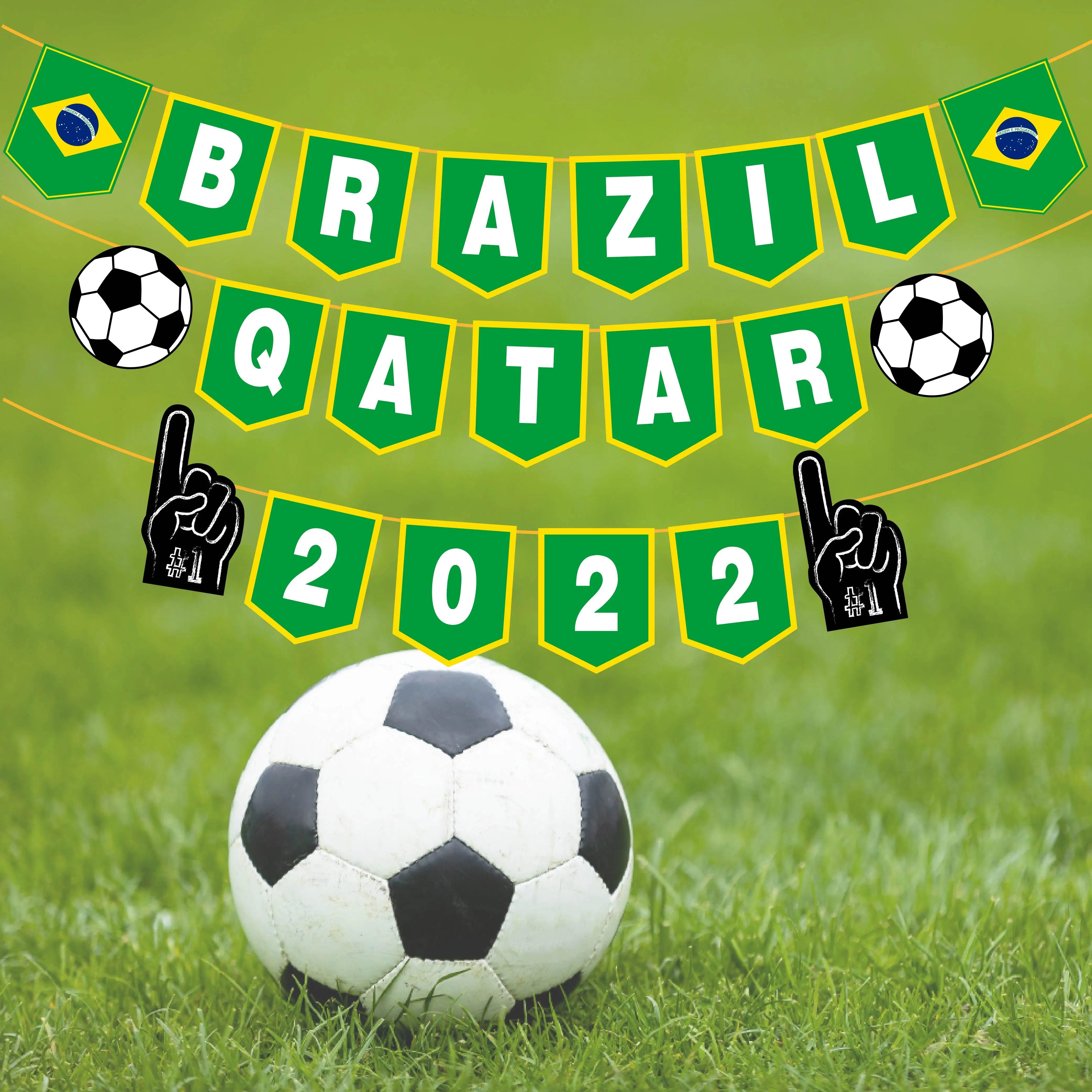 World Cup Qatar 2022 Flag Banner 32 Countries Flags Banners Backdrop