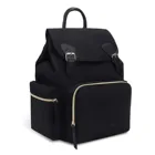Wet Custom Multi Functional Modern Black Wet Diaper Bag Set For Women Modern Diaper Bag