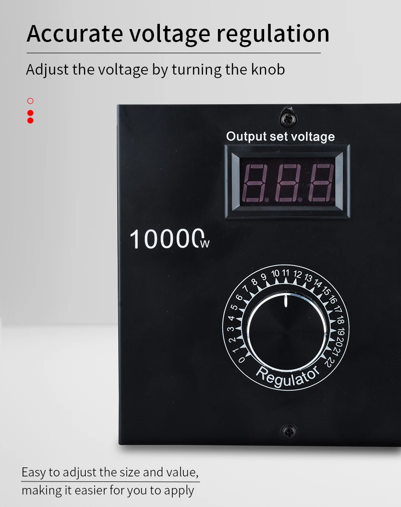 Scr Voltage Regulator Fan, 10000w, AC110v, 220v - detail 14