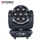 Professional Hot Sale For 7pcs 40w Zoom Moving Head DMX512 Effects Professional Stage DJ Moving Light