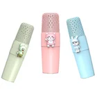 OEM K9 Handheld Multifunctional Echo USB Karaoke Wireless BT Carle Speaker Microphone Home KTV