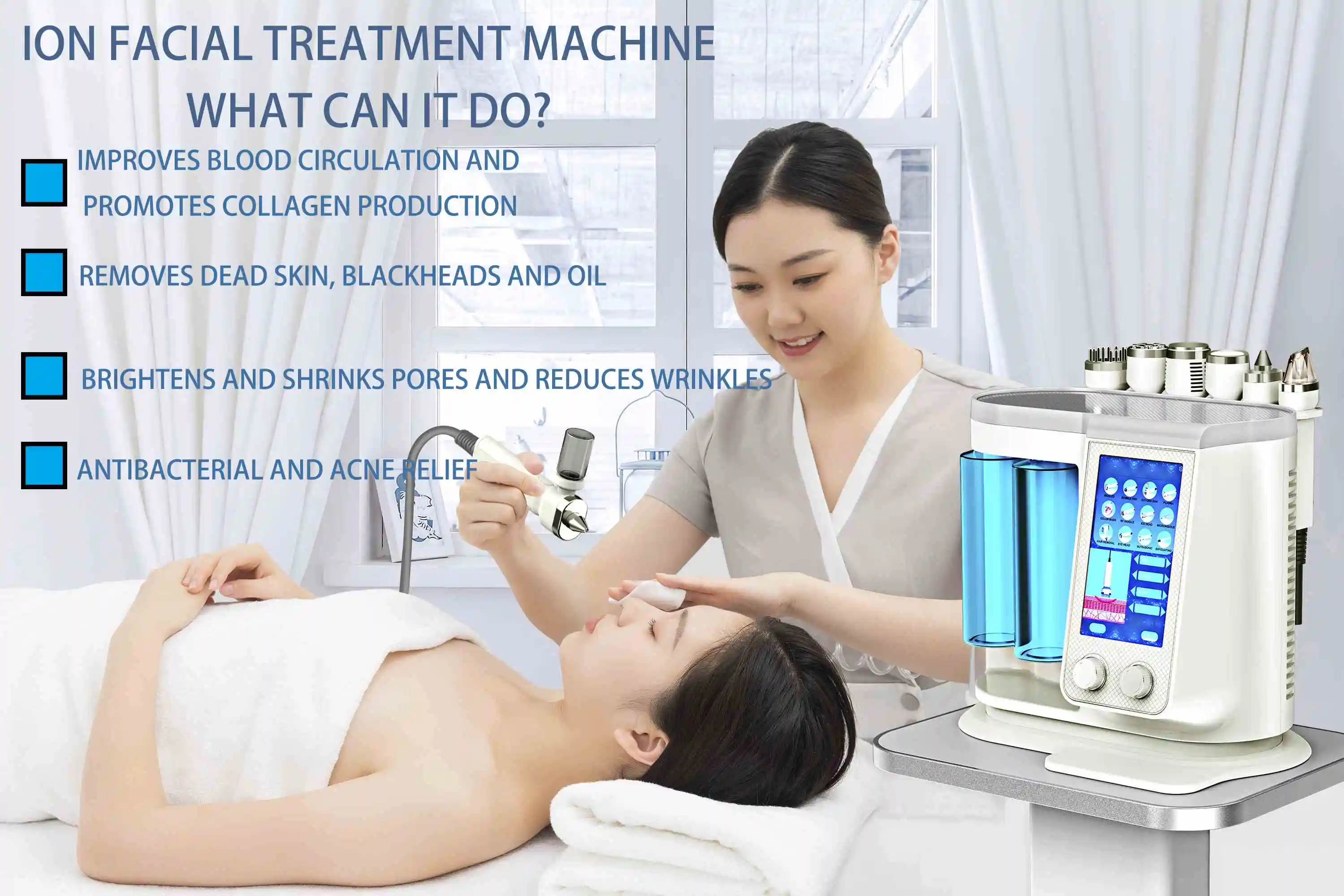 Skin Microdermabrasion Machine Hydrodermabrasion Exfoliation Microdermabrasion Blackhead Remover