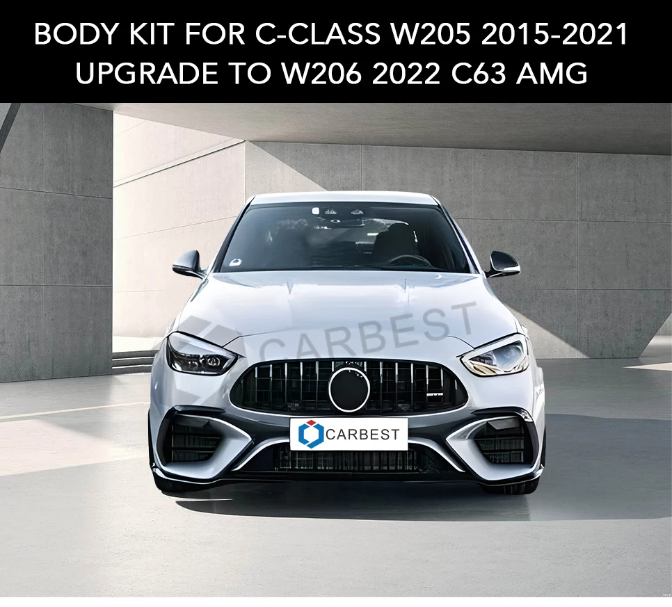 New Bodykit Facelift For Mercedes Benz C Class W Upgrade